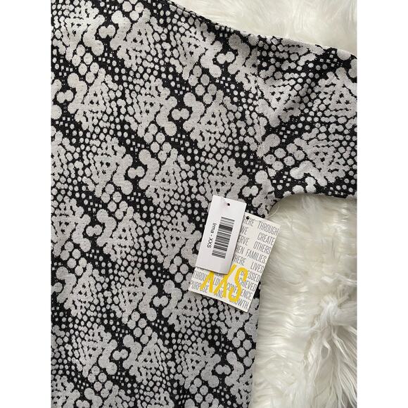 Lularoe Gray and Black XXS Irma - Picture 2 of 2